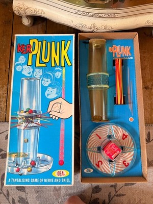 Vintage 1967 Ker Plunk Spiel Ideal Toys Vintage Brettspiel Familie komplett