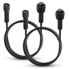 2 PCS 10FT 4 Pin Rock Light Extension Cable, RGB Wheel Well Lights Extension ...