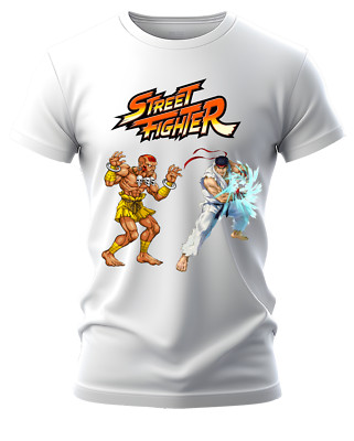 T-SHIRT STREET FIGHTER RYU Arcade Videospiel Retro Vintage 80s Shirt Konsole