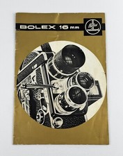 Bolex 16mm Catalog H16 REX * ORIGINAL ** CATALOG / PAMPHLET / SALES BROCHURE