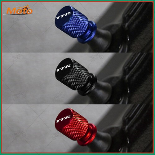 CNC Wheel Tire Valve Stem Caps Cover For YAMAHA TTR230 TTR110E TTR125 TTR250 E - Picture 2 of 4