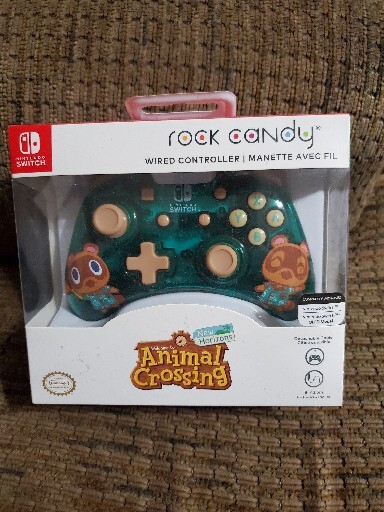 Rock Candy Animal Crossing Switch Pro Controller Wired Gaming