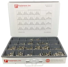 3,610 PIECE ASSORTMENT Metric Stainless Steel Philips Pan Head Machine Screws