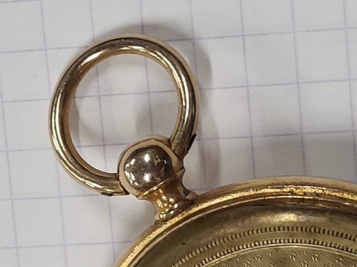 Montre à Gousset Homme En Or 18 Carats - Poids 64,1 Grammes, Occasion En Très Bon état (TBE)