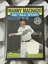 2021 Topps 1986 Relic Black #86ASRMMA Manny Machado San Diego Padres 🔥⚾🔥