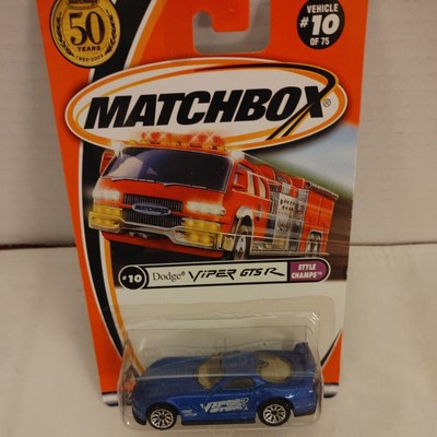 Matchbox 50th Anniversary Dodge Viper GTS-R Car 10 of 75 Style Champs