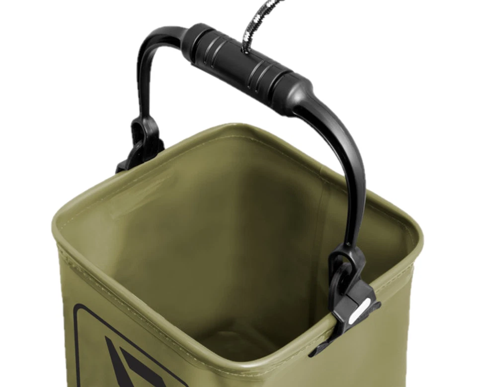 Falteimer 5L und 10L  mit Seil wasserdicht Delphin CUBO Grundfutter Angeleimer - Bild 4 von 4