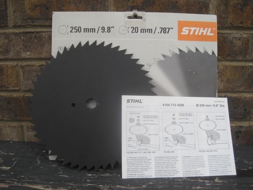 Hoja de desbrozadora OEM STIHL 4104-713-4200 250 mm FS 360, 410, 420, 500, 550 - Imagen 5 de 5