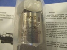 Parker 1/2" C-Series Check Valve, 1/3psi, Oxygen Cleaned, SS, 8A-C8L-1/3-SS-C3