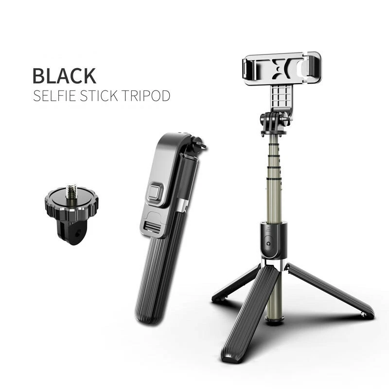 Bluetooth Scalable Selfie Stick Extension Pole with Tripod Cellphone Holder - Image 2 of 4