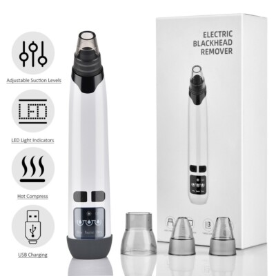 Pore cleaning Blackhead Remover, Heatable, three Gears USB charger