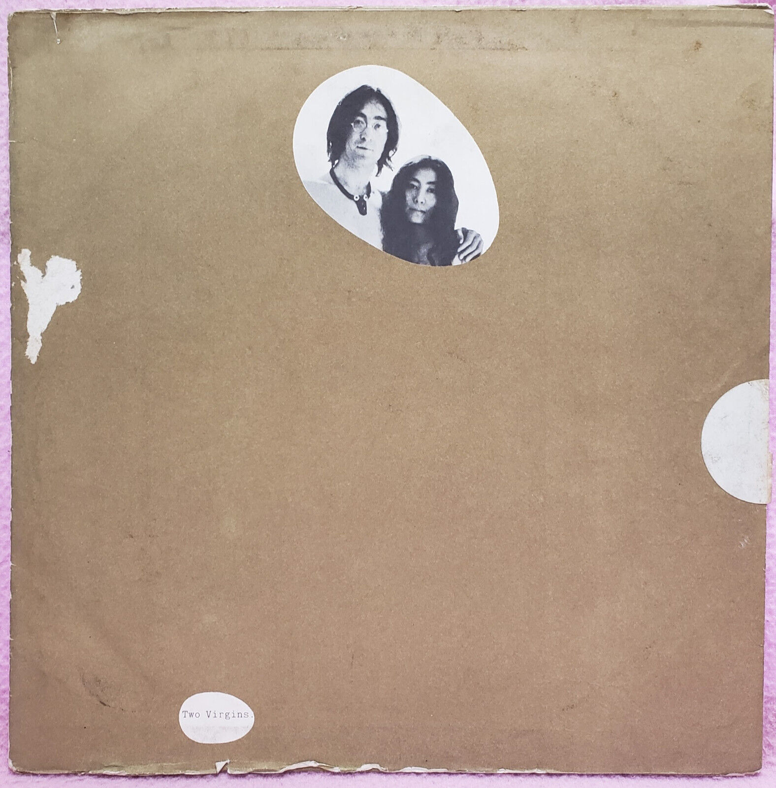 John Lennon & Yoko Ono "Two Virgins" | Apple Records T-5001 (1968) VG/VG+