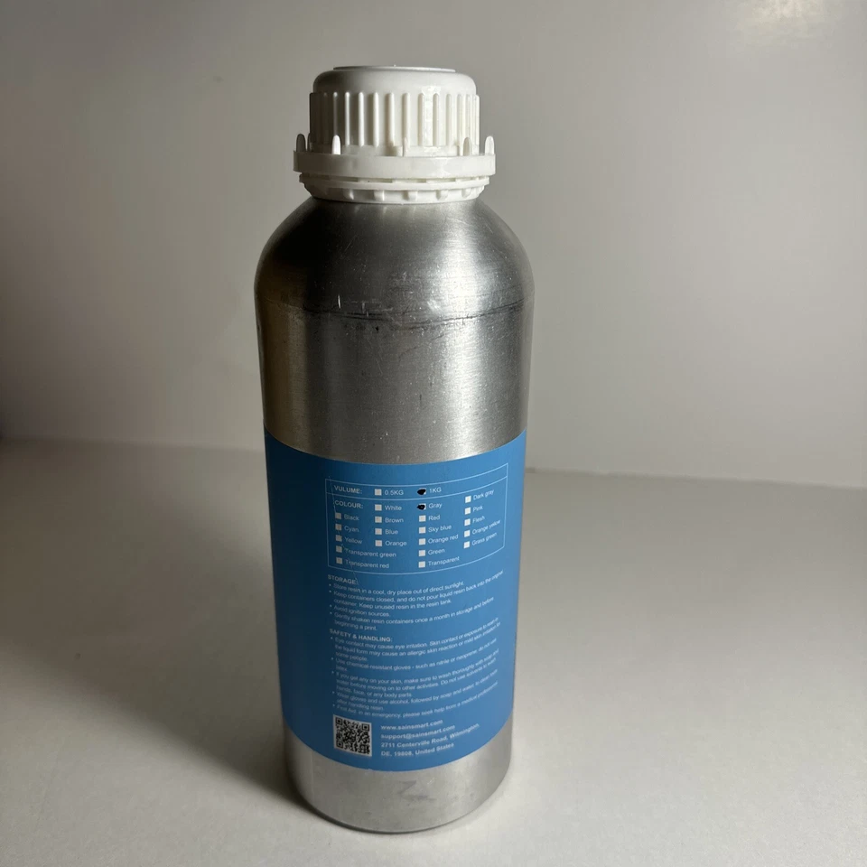 Rapid UV 405nm 3D Printer Resin Gray 1KG 1000g - Image 2 of 3