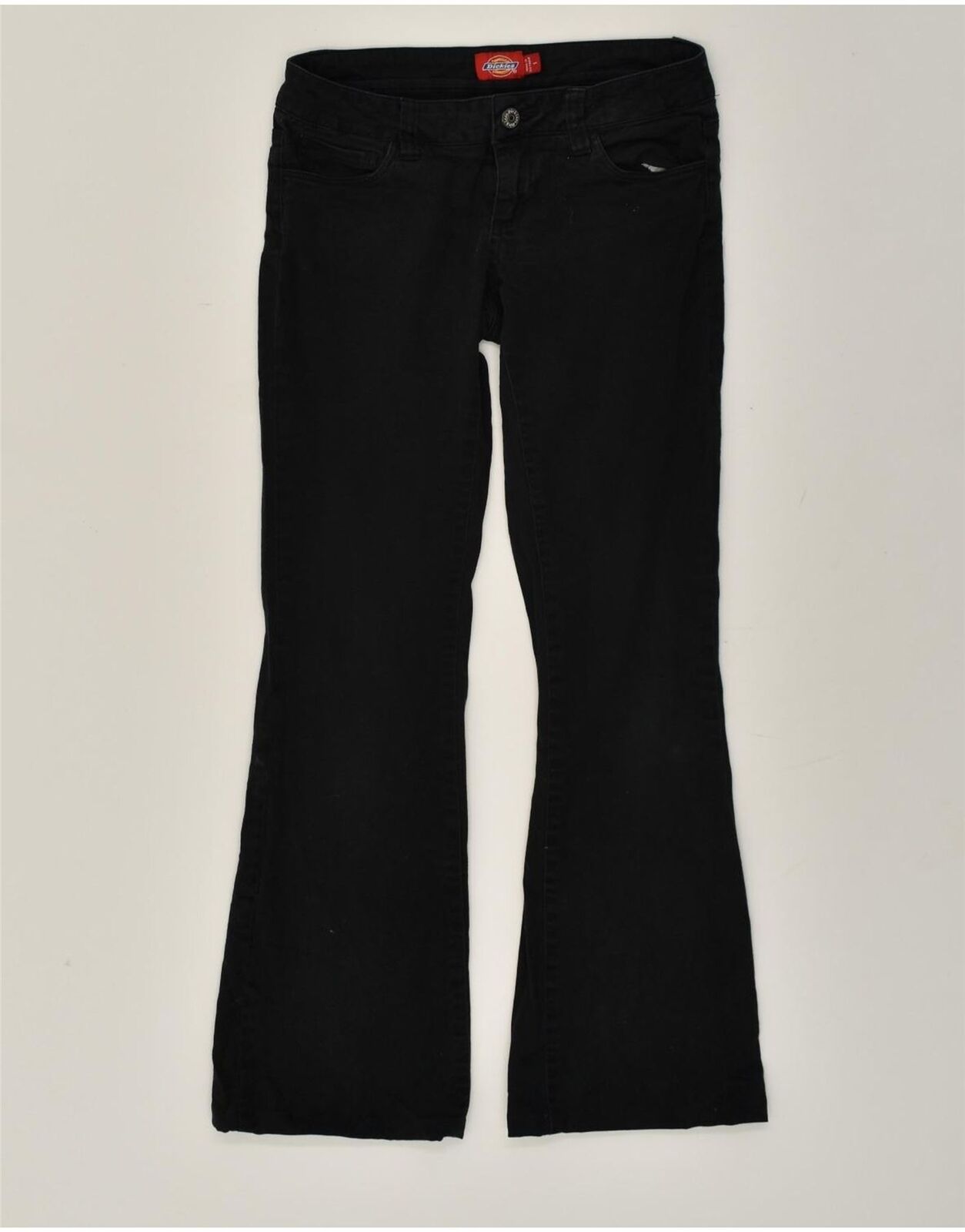 DICKIES Womens Low Waist Flared Jeans US 1 XS W26… - image 1