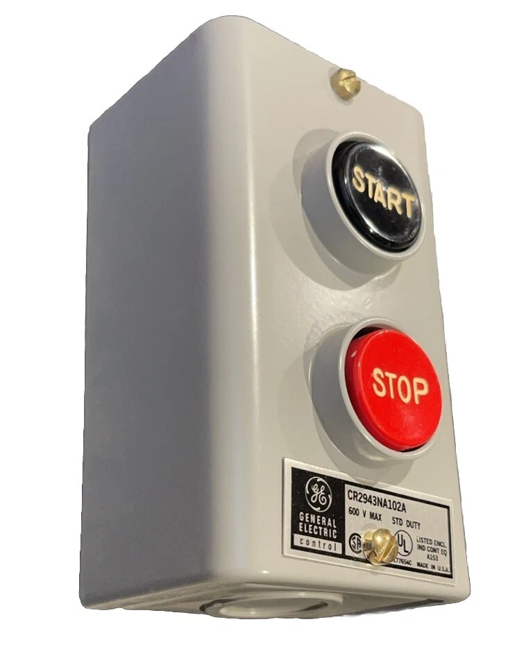 Estação de controle de botão GE CR2943NA102A START/STOP 2 gabinete de botão 4,5" - Imagem 3 de 4