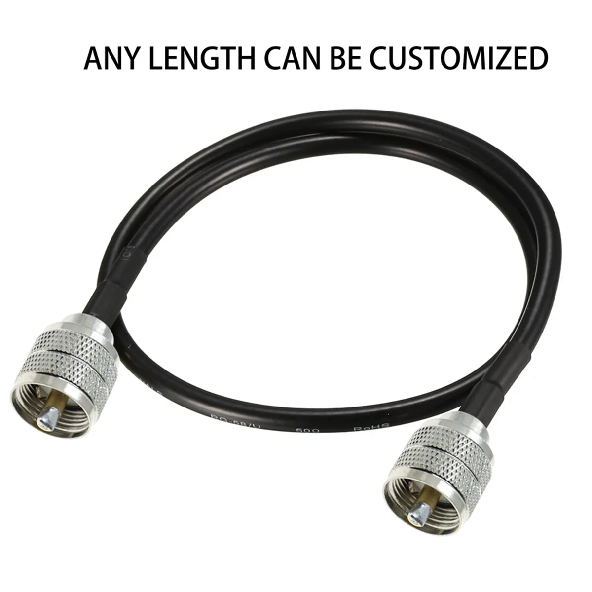 Cavo Coassiale 50 ohm RG58 C/U MIL M17/028 (1 Metro Cavo Coassiale 50 ohm RG58 C/U MIL M17/028 (1 Metro
