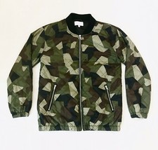 Kendall & Kylie Bomber Jacket - Green Camo Camouflage - Size Xs