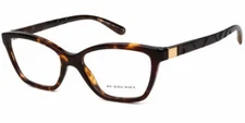 New Burberry Cateye Eyeglasses BE2221 3002 Havana 51mm Optical Frame 