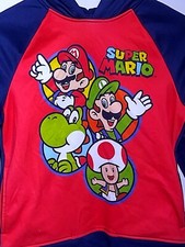 Nintendo Super Mario Hoodie Juniors Medium 8 New W/O Tags