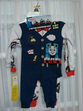 Thomas  Friends 2 Piece Sleepwear Sets New w/tags 2 Long Sleeve Pajamas 12M Boy
