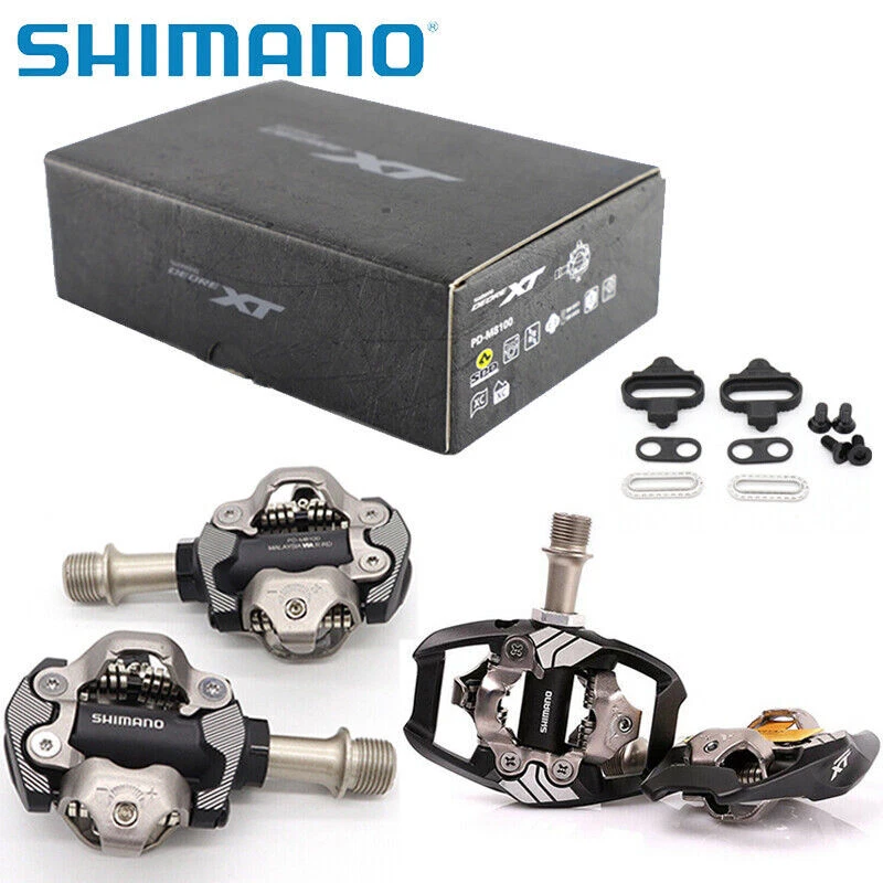 Велосипедные педали и шипы Shimano Deore XT PD-M8100/M8020 SPD MTB XC без зажимов W/SH51 - Изображение 2 из 4
