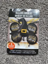 Anagram Wicked Witch Balloon Bouquet, 5pc