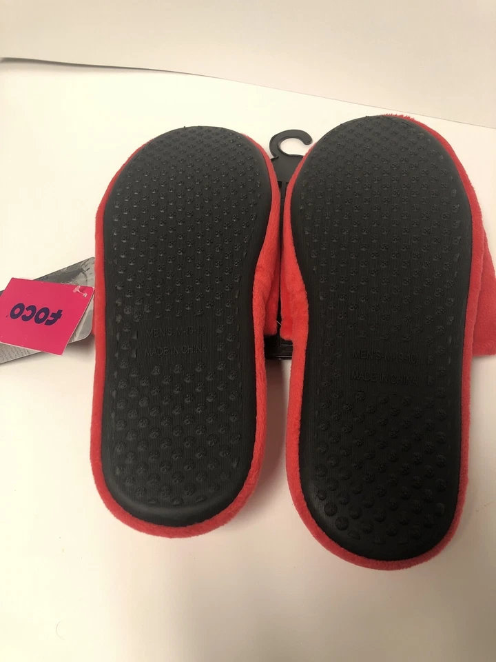 Brand New NHL NY Rangers Big Logo Slippers Men’s size 11/12 - Image 4 of 4