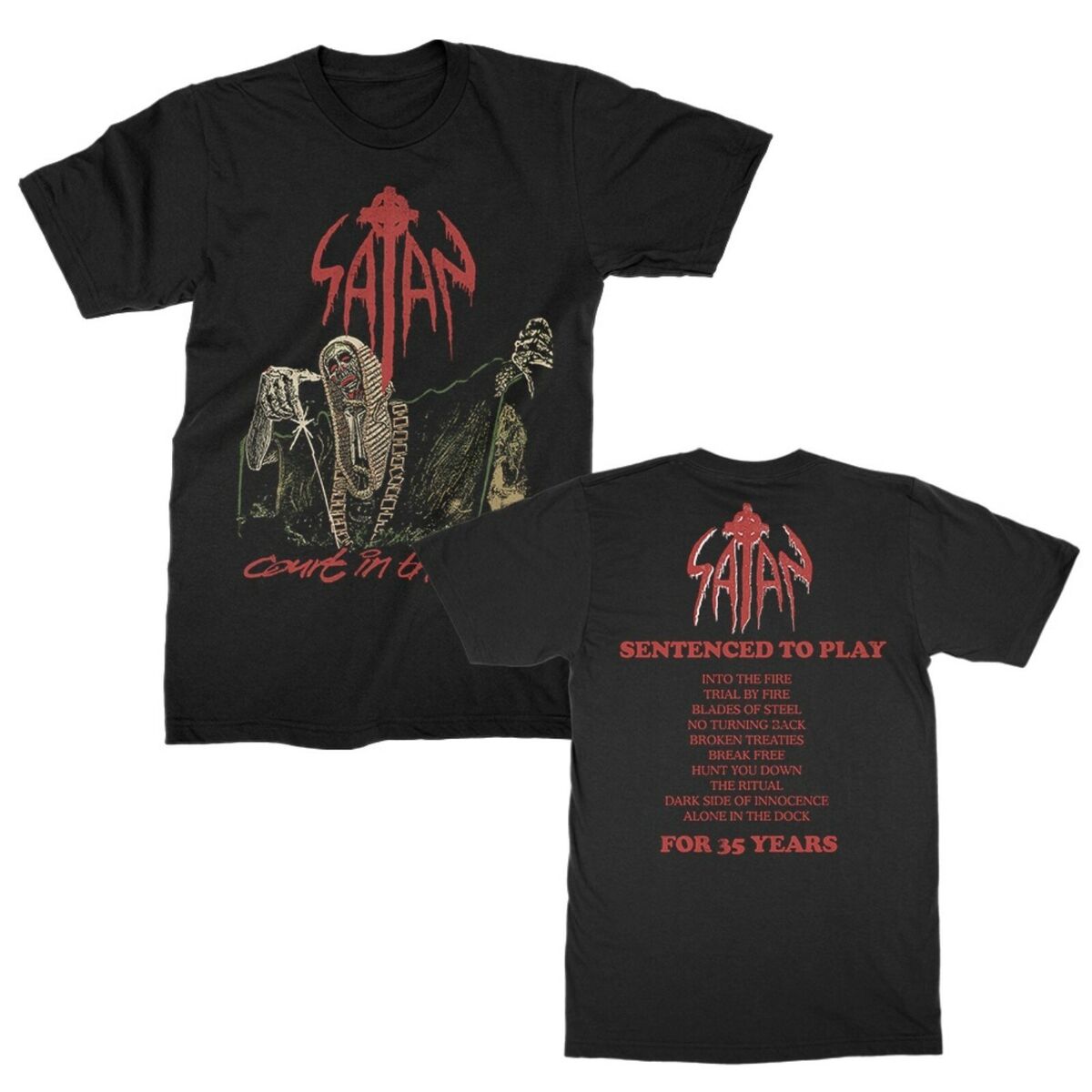 SATAN band cd cvr Sentenced 35 Years COURT IN THE ACT SATAN band cd cvr Sentenced 35 Years COURT IN THE ACT