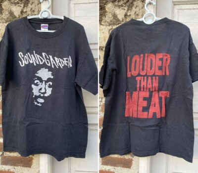 Soundgarden Louder Than Meat 2 side black Unisex T shirt vtg