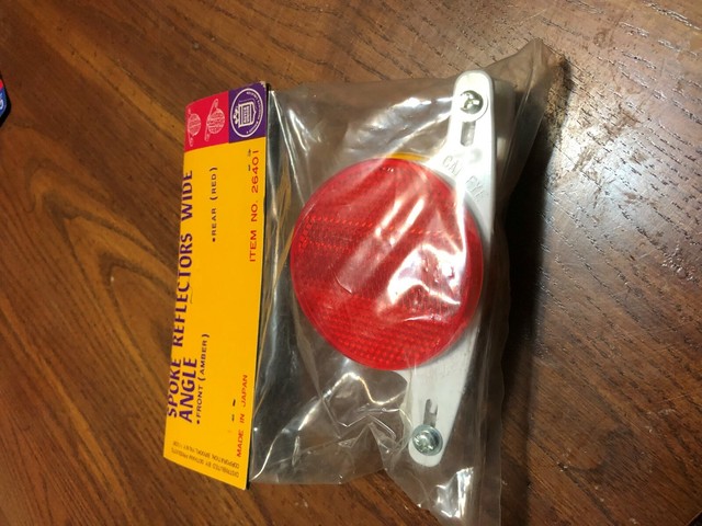 red spoke reflectors