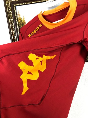 Roma Home football shirt 2011 Soccer Kappa Jersey #10 Totti Maglia Mens Size L - Picture 8 of 15