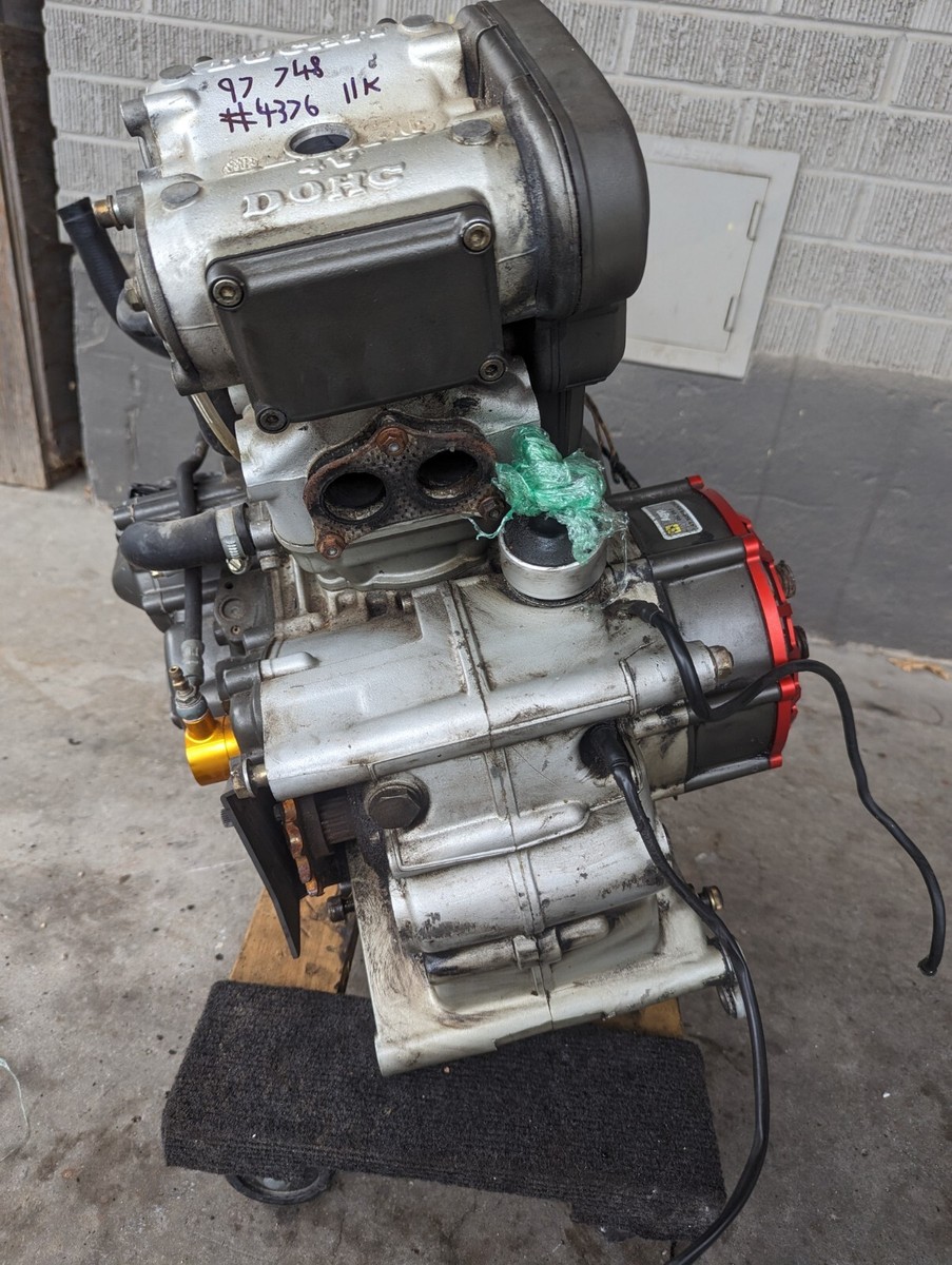 1997-2002 Ducati 748 Complete Engine 11K Miles #4376 98 99 00 01