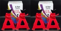 4 UnterstellböCke AbstellböCke Wagenheber PKW LKW Pro StüTzbock 3 T 27,5-41,5Cm