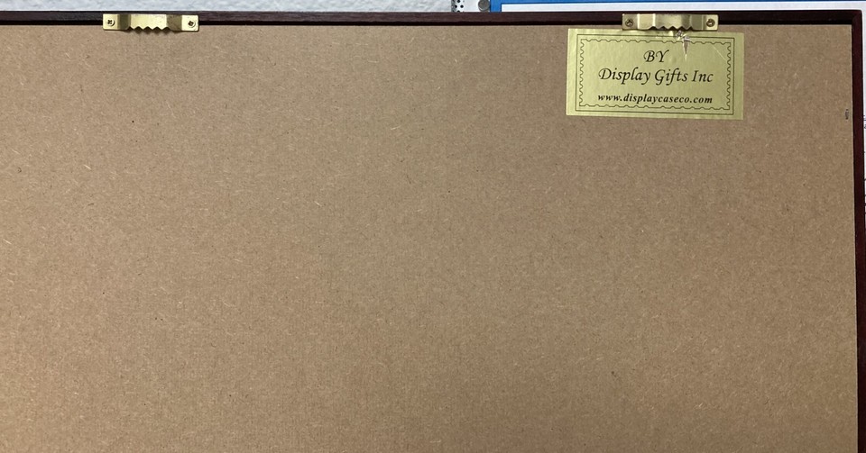 Display Gifts, Inc 60 Spoon Mahogany Display w/Clear Acrylic