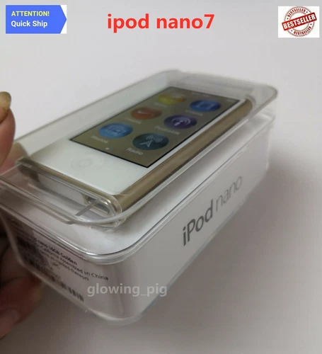 Brand New Apple iPod Nano 7th generation 16GB Sealed Retail Box - Gold