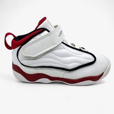 Jordan Pro Strong TD White Black Gym Red Baby Toddler Athletic Sneaker