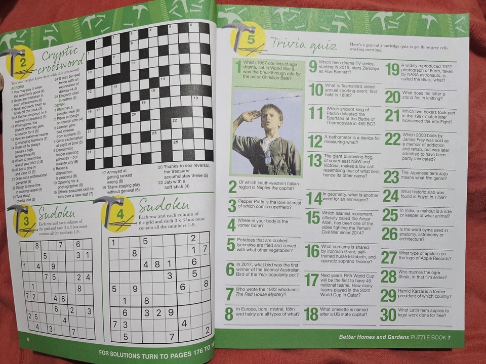 #62 Better Homes and Gardens PUZZLE BOOK,260+ Puzzles,Code Crackers,Crosswords - Image 3 of 4