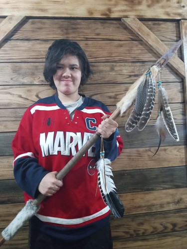 Agate Spear Native American Theme  Decorative Wall Hanging Housewarming Gift