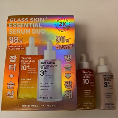 KOREA TANCIN MELA CLEAR SERUM 10+ 70 ML ( RICERAMIN SUPER GLOW SERUM 3+ 50 ML )