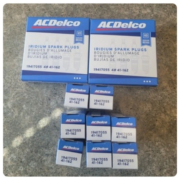 USA 8 PCS NEW Spark Plug-Iridium ACDelco 41-162 FAST FREE SHIPPING 19417055 Foto 2 de 3