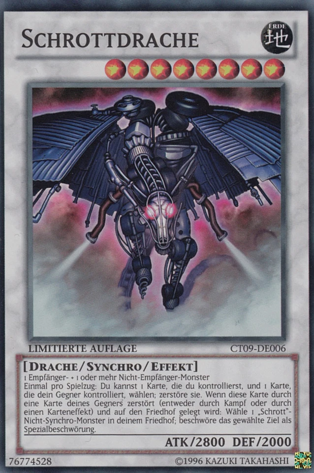YU-GI-OH, SCHROTTDRACHE, SR, CT09-DE006, LIM, TOP - Bild 1 von 1