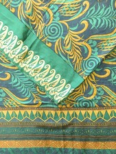 100 Pure Silk Sari Vintage Recycled Saree Silk Printed Fabric Material PSS17768