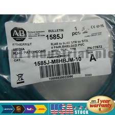 NEW Allen Bradley 1585J-M8HBJM-10 Ethernet Media Patch Cord 10m 600v-ac