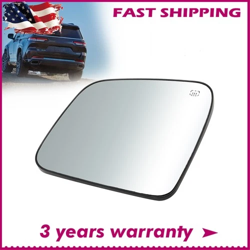 Mirror Glass Heated Fits For 2011 - 22 DODGE DURANGO / GRAND CHEROKEE Left Side