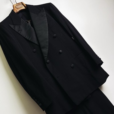 CESARE ATTOLINI Sartoria Napoli tuxedo Italy  Lana wool 120s Suit Set 48/M/L