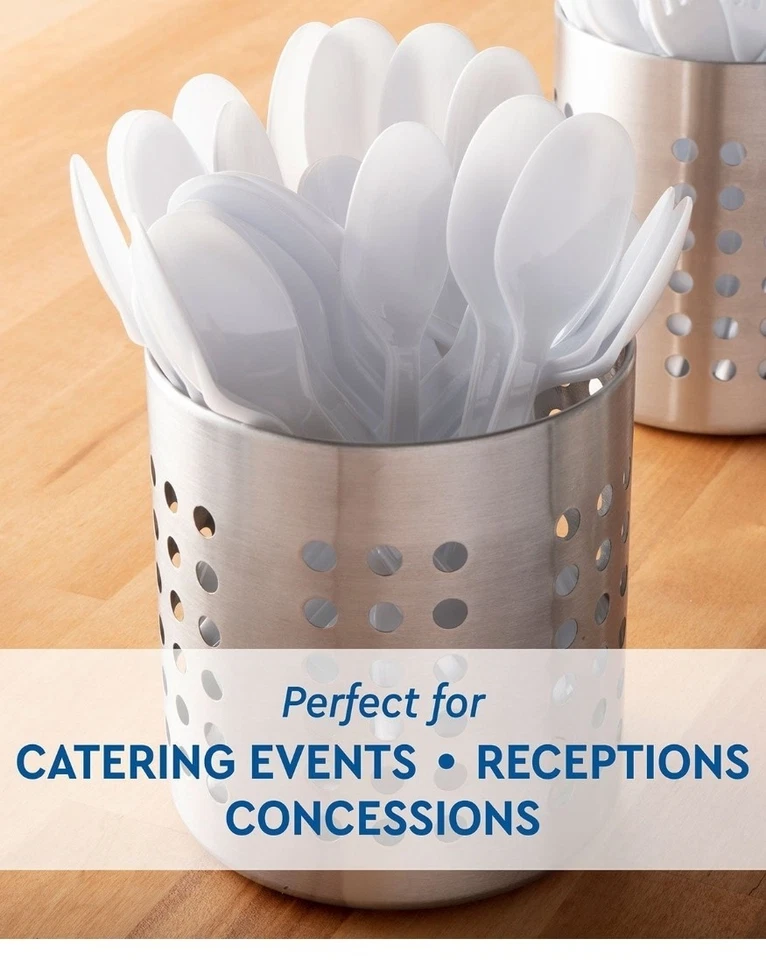 Member's Mark Heavyweight White Plastic Spoons, 600 ct. - Image 4 of 4