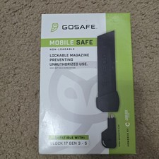 GOSAFE Mobile Safe Glock 17 Gen 3-5 Black GSMSGLK17