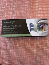 Unisex Blue and Red Light Blocker Glasses AI Comfort-View Glasses