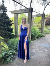 Royal Blue Prom Dress Size 4