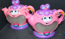2 Leap Frog Musical Rainbow Tea Party Interactive Tea Pots Used Free S H